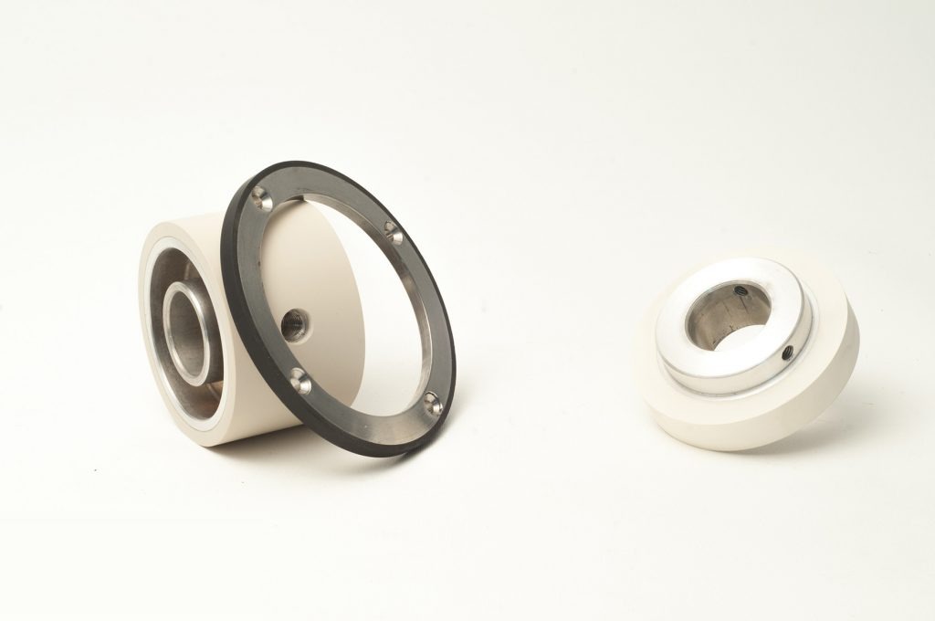 Piezas técnicas de caucho blanco